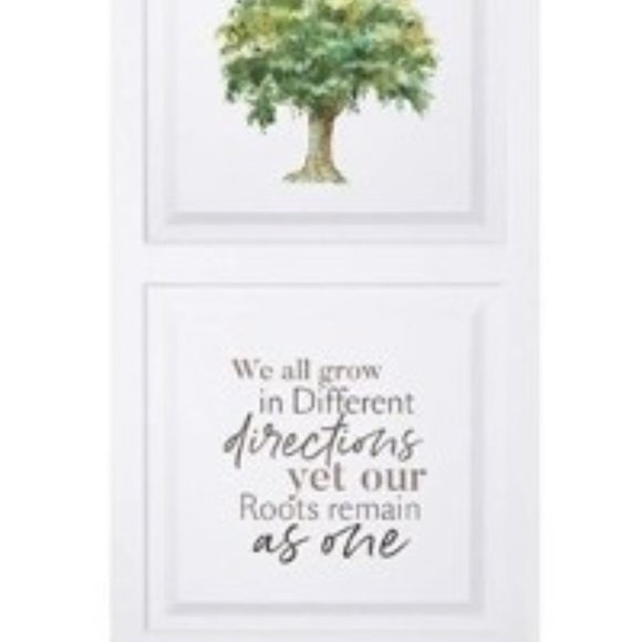 Family Quote, Like Branches on a Tree, Wall Art Vinyl Decal Our Family Is Like The Branches On A Tree Cabinet Door Art - NEW